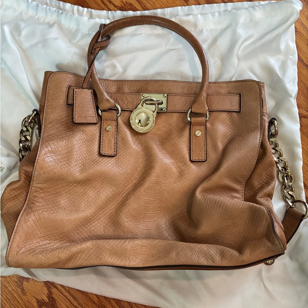 Michael Kors Tan Leather Handbag